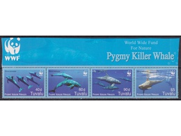 Тувалу. Дельфины. Сцепка 2006г.