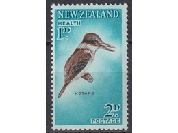 Новая Зеландия. Птица. Почтовая марка 1960г.