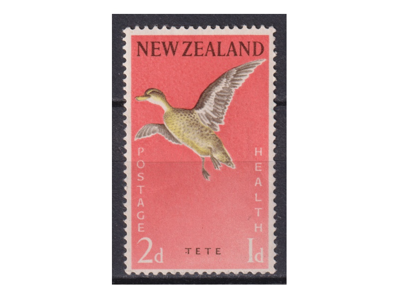 Новая Зеландия. Птицы. Почтовая марка 1959г.
