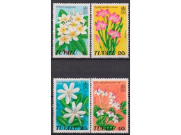 Тувалу. Цветы. Серия марок 1978г.