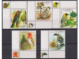 Намибия. Птицы. Серия марок 2008г.
