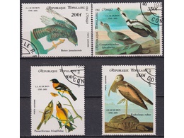 Конго. Птицы. Серия марок 1980г.