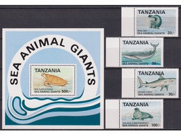 Танзания. Фауна. Филателия 1993г.