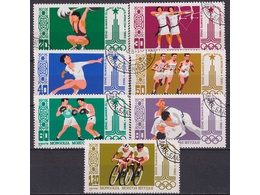 Монголия. Спорт. Серия марок 1980г.