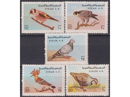 Сирия. Птицы. Серия марок 1978г.