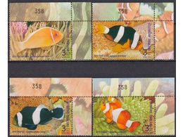Тайланд. Рыбы. Серия марок 2006г.