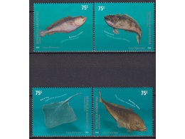 Аргентина. Рыбы. Серия марок 2004г.