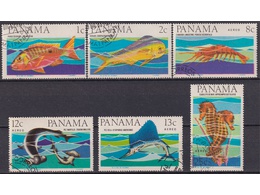 Панама. Рыбы. Фауна. Серия марок.