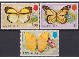 Антигуа. Бабочки. Филателия 1975г.