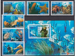 Куба. Фауна моря. Филателия 2010г.