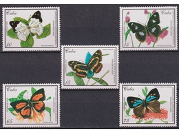 Куба. Бабочки. Серия марок 2000г.