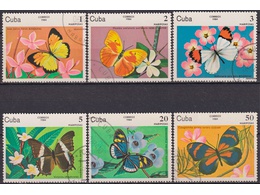Куба. Бабочки. Филателия 1984г.
