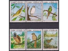 Куба. Птицы. Серия марок 1975г.