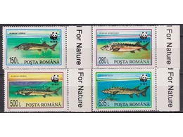 Румыния. Рыбы. Серия марок 1994г.