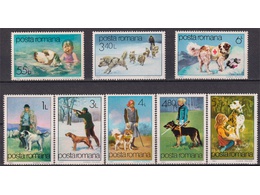 Румыния. Собаки. Серия марок 1982г.