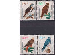 Германия (ФРГ). Птицы. Серия марок 1973г.
