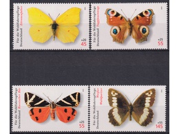 Германия. Бабочки. Серия марок 2005г.