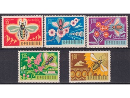 Румыния. Насекомые. Серия марок 1963г.